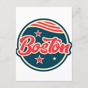 Paysage de Boston & voiliers   Carte postale du Ma
