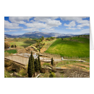 Paysage de campagne andalouse en Espagne