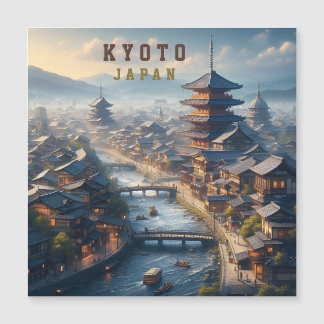 Paysage de Kyoto Japon Voyage Vintage (Devant)