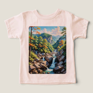 Paysage de la cascade de Serene Mountain