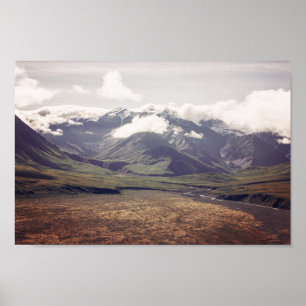 Paysage de l'Alaska - Sombre Poster