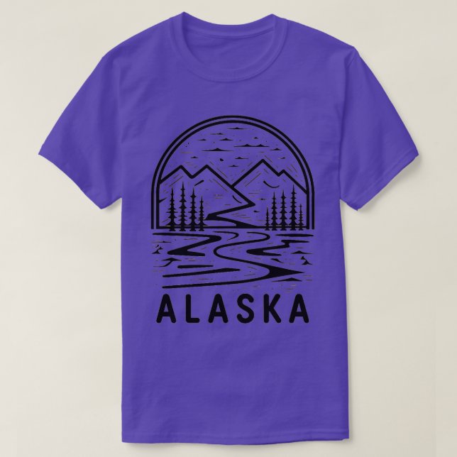 Paysage de l'Alaska TShirt (Design devant)