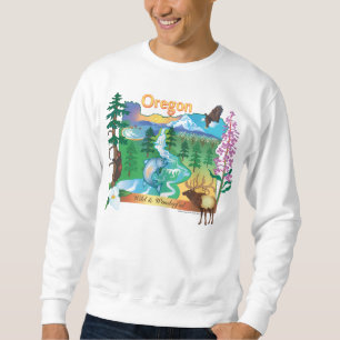 Paysage de l'Orégon et sweatshirt de faune