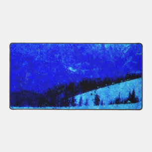 Paysage de montagne d'hiver Peinture artistique