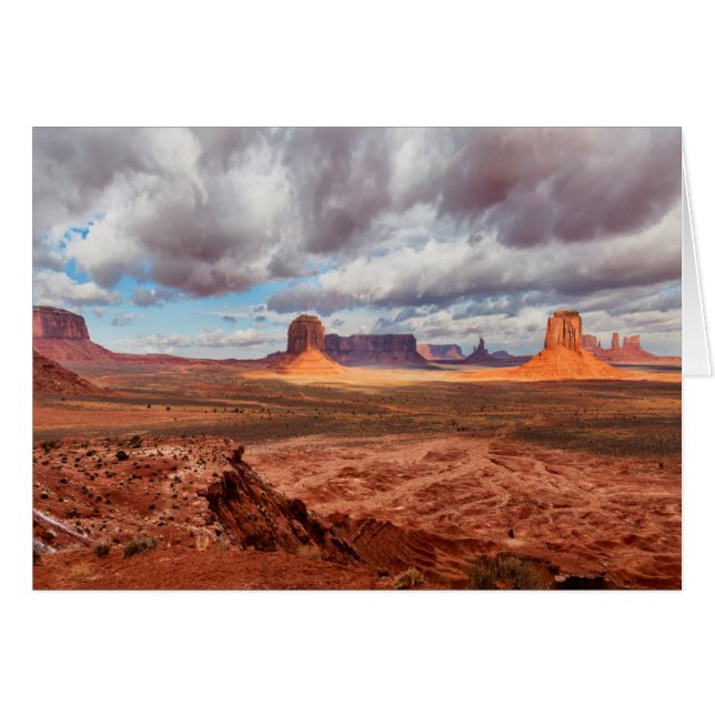 paysage de Monument Valley, AZ (Devant horizontal)