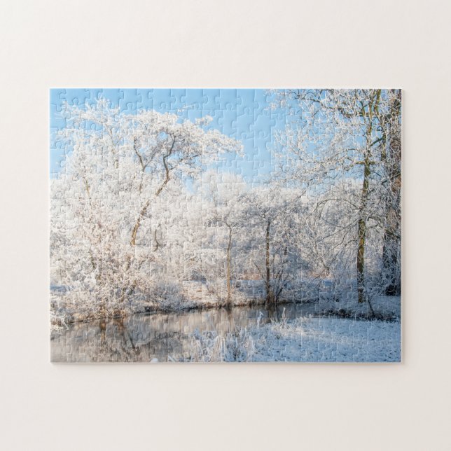Paysage de neige, 252 pièces Jigsaw Puzzle (Horizontal)