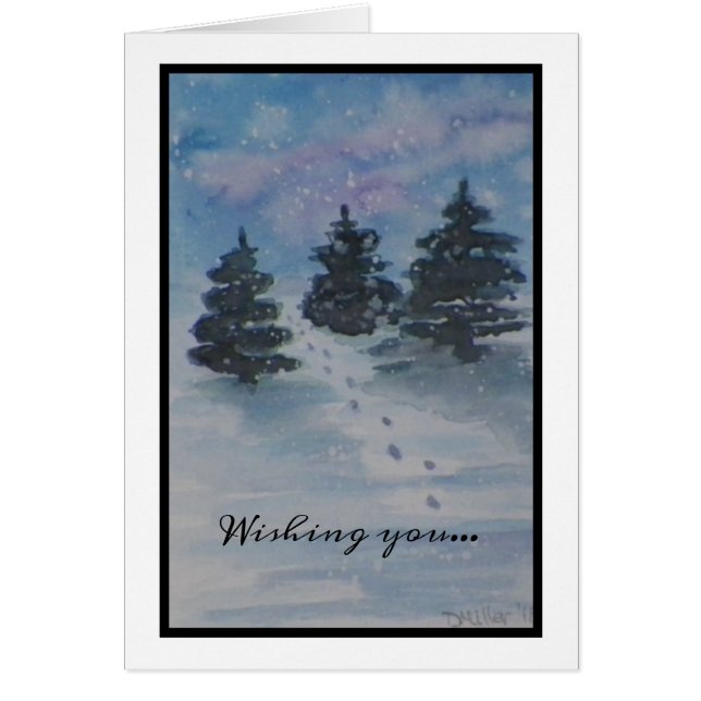 Paysage de Noël (Devant)