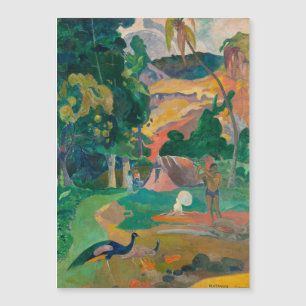 Paysage de Paul Gauguin Matamoe avec Peacocks