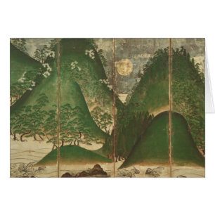 Paysage de ressort avec Sun