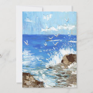 Paysage de rivage aux vagues océaniques