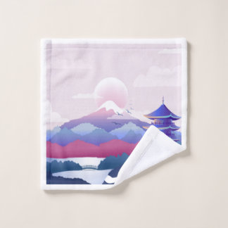 Paysage De Temple Paisible À L'Aube