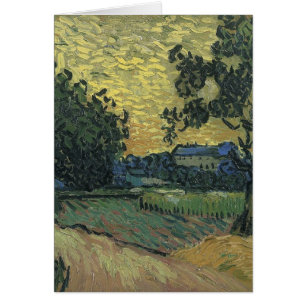 Paysage de Van Gogh au crépuscule