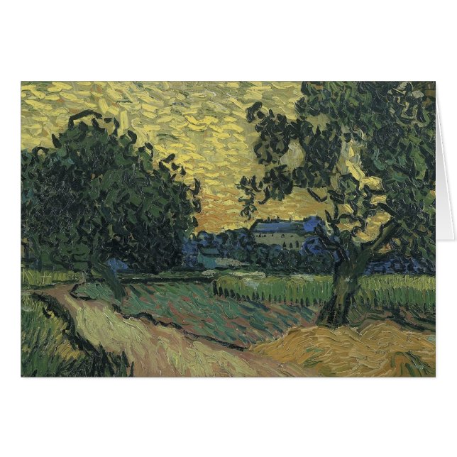 Paysage de Van Gogh au crépuscule (Devant horizontal)