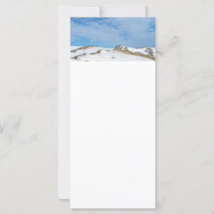 Paysage des dunes d'hiver