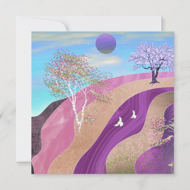 Paysage des fleurs du printemps (Devant)