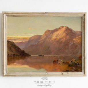 Paysage des Highlands de l'Ouest Tableau Vintage R