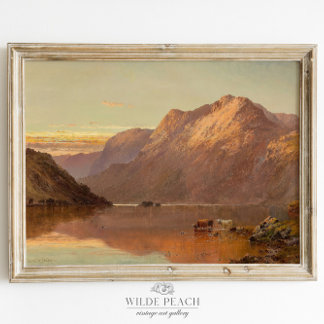 Paysage des Highlands de l'Ouest Tableau Vintage R