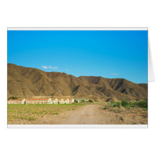 Paysage désertique à Almeria, Andalousie, Espagne