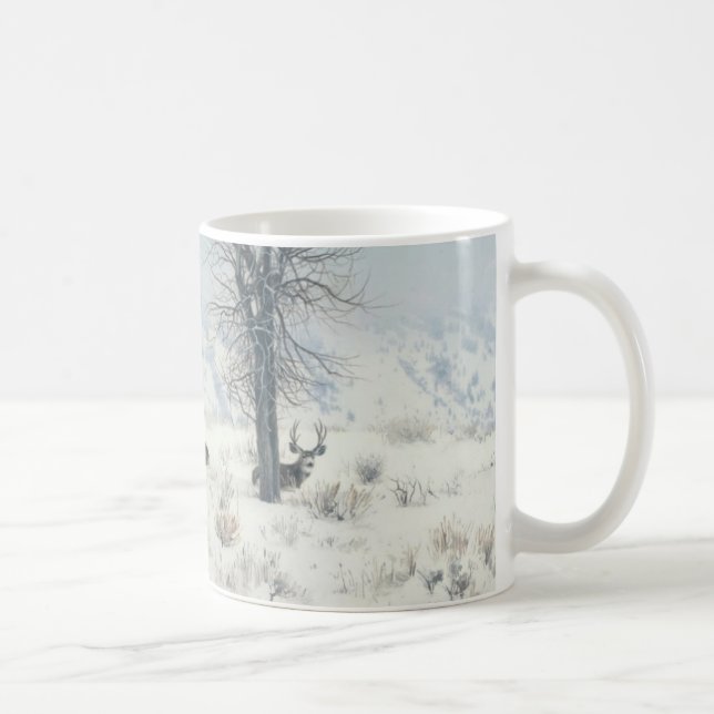 Paysage d'hiver d'Andrew Denman avec la tasse de (Droite)