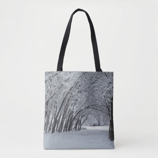 Paysage d'hiver Sac fourre-tout tout-sur-impressio (Devant)
