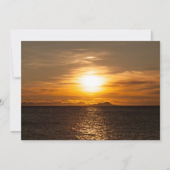 Paysage du coucher du soleil (Devant)