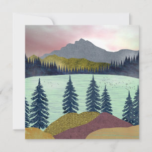 Paysage du lac Red Sky