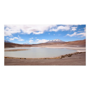 Paysage du lac sur l'empreinte photo Altiplano