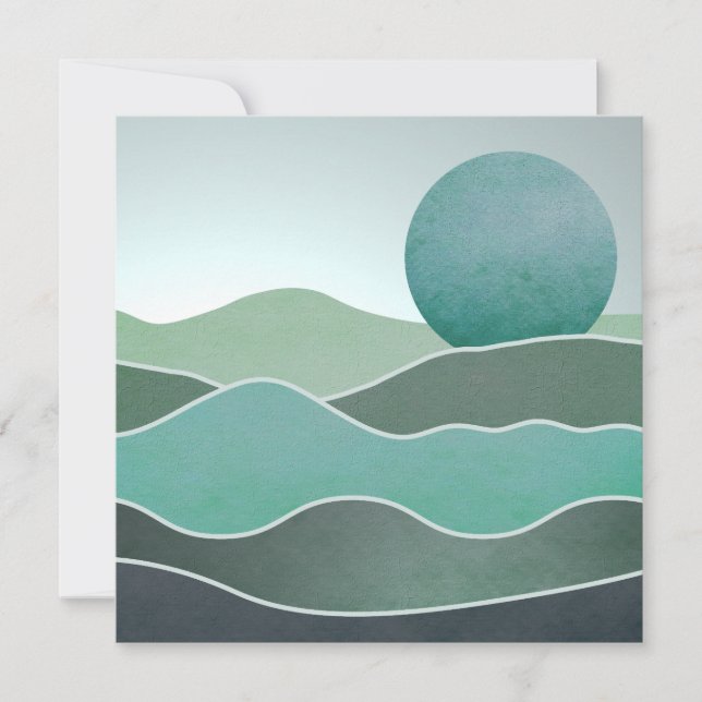 Paysage du monde Turquoise (Devant)