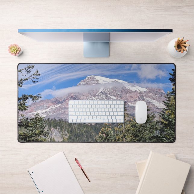 Paysage du mont Rainier et nuages (Bureau 1)