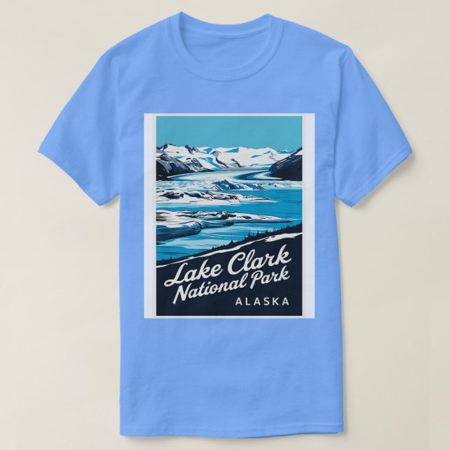 Paysage du parc national du lac TShirt (Design devant)