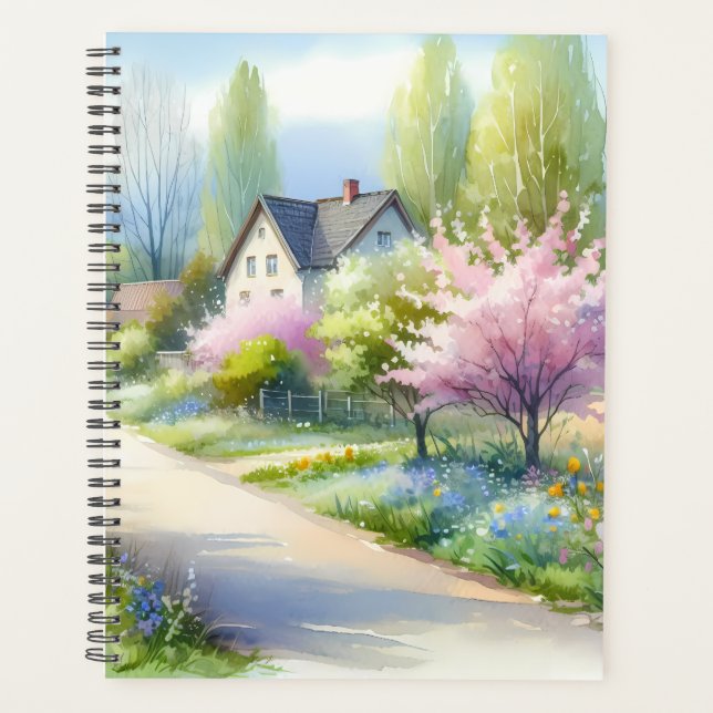 Paysage enchanteur de campagne aux fleurs (Devant)