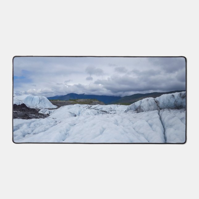 Paysage glaciaire arctique avec neige et sommets (Recto)