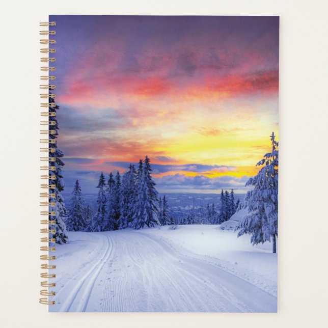 Paysage hivernal (Devant)