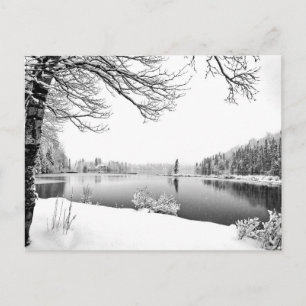 paysage hivernal carte postale