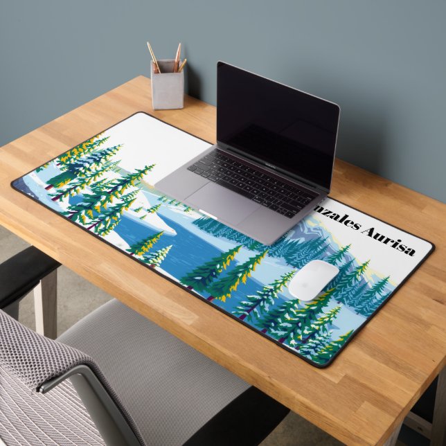 Paysage hivernal de Yellowstone pour le jeu (Bureau 2)