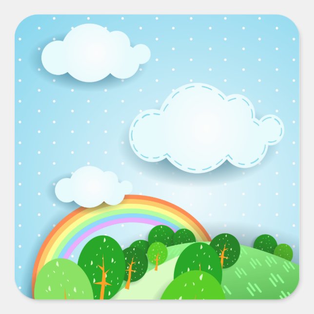 Paysage Imaginaire, autocollant (Devant)