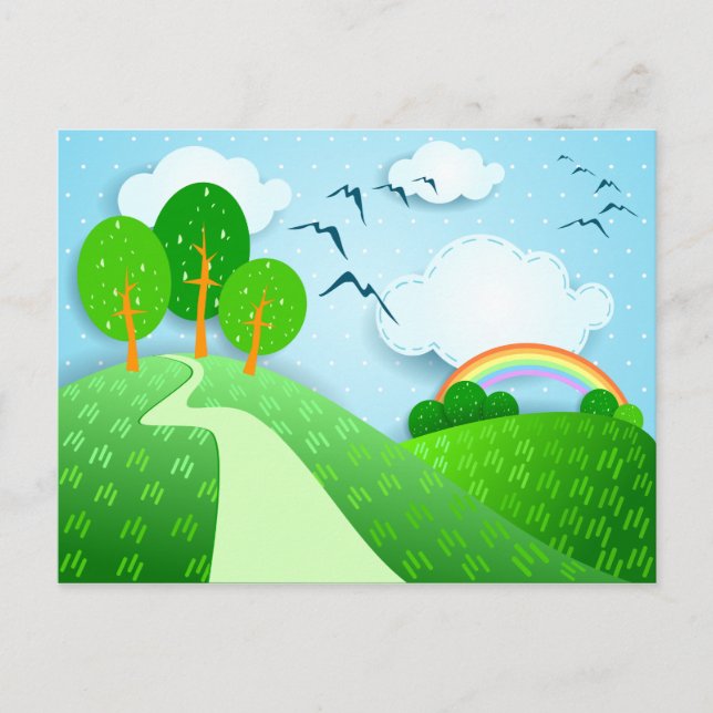 Paysage Imaginaire, carte postale (Devant)