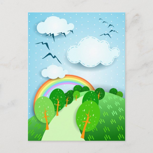 Paysage Imaginaire, carte postale (Devant)