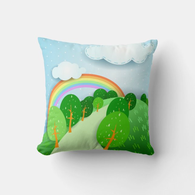Paysage Imaginaire, coussin (Recto)