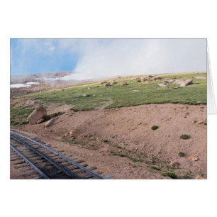 Paysage le long du chemin de fer historique Cog Ra