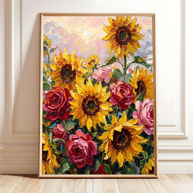 Paysage Lever de Soleil Campagne Art Mural (Créateur téléchargé)