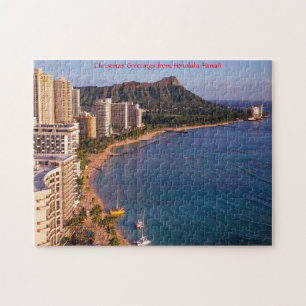 Paysage marin d'Honolulu Hawaï. Puzzle