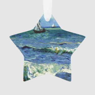 Paysage marin, peinture d'art de Van Gogh