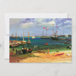Paysage maritime vintage, port de Nassau par Biers