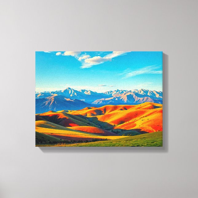 Paysage n° 14, impression sur toile de la série Pa (Recto)