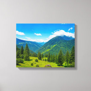 Paysage n° 19, impression sur toile de la série Pa
