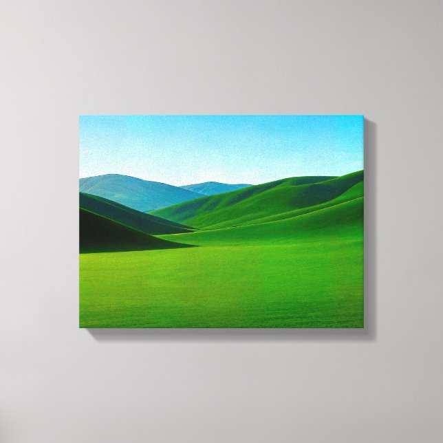 Paysage n° 1, Impression sur toile de la série Pay (Recto)
