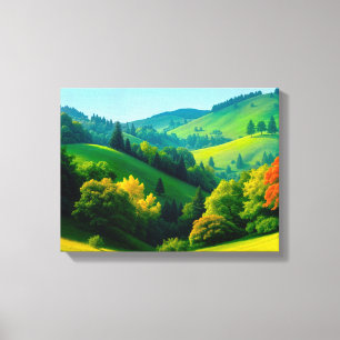 Paysage n° 2, Impression sur toile de la série Pay