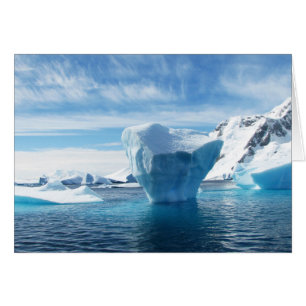 Paysage naturel de l'Iceberg Antarctique