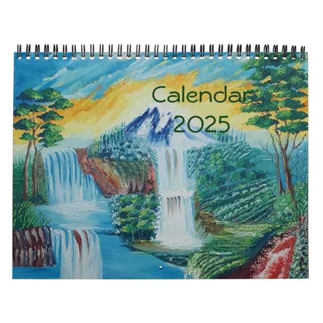 Paysage Peintures & Photographie 2025 Calendrier (Protection)